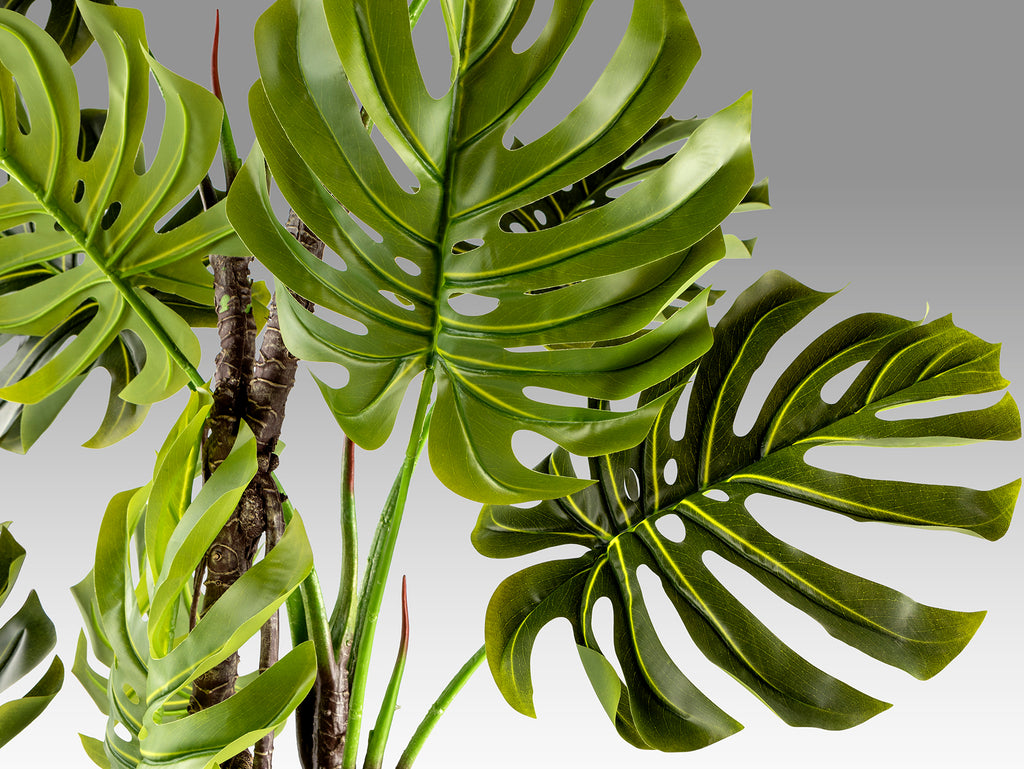 Изкуствена монстера Monstera в саксия – изглед 3