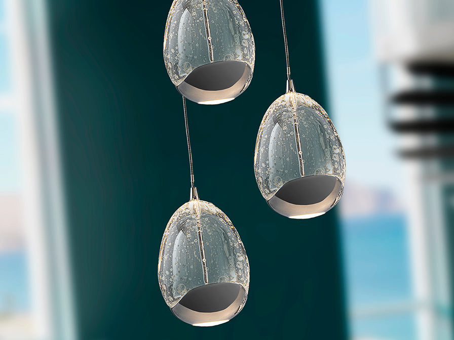 Висяща LED лампа Rocio 14L с 14 светлини в златно – изглед 2