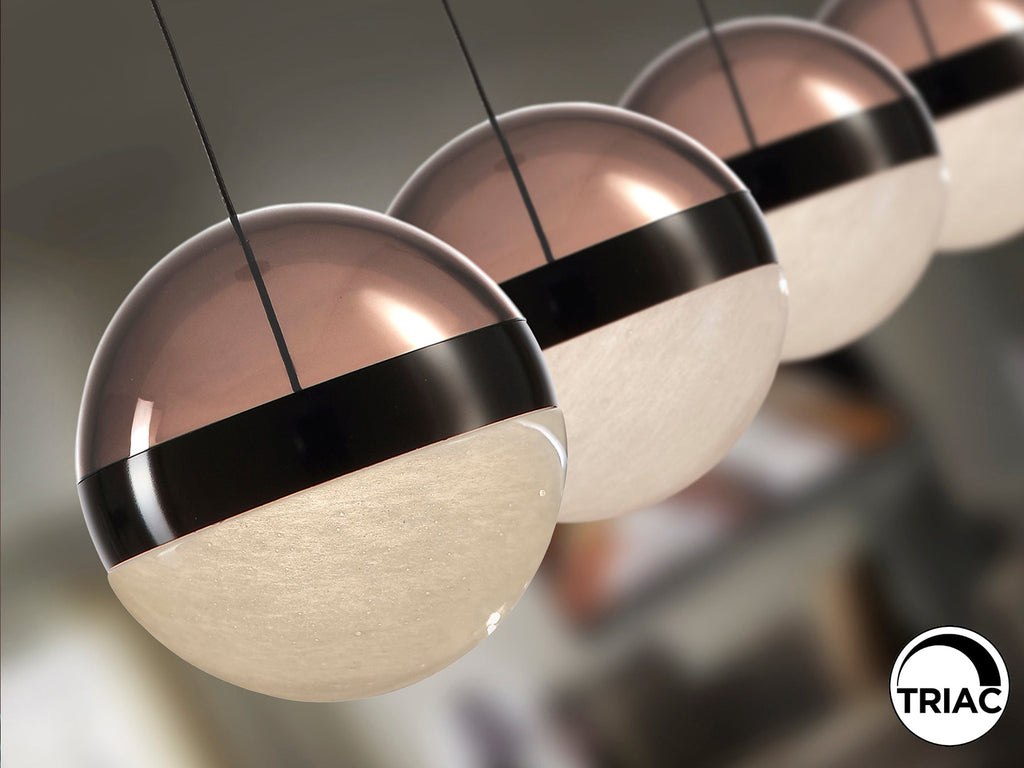 Висяща LED лампа Orbes 4L с 4 абажура Ø12 см – изглед 2