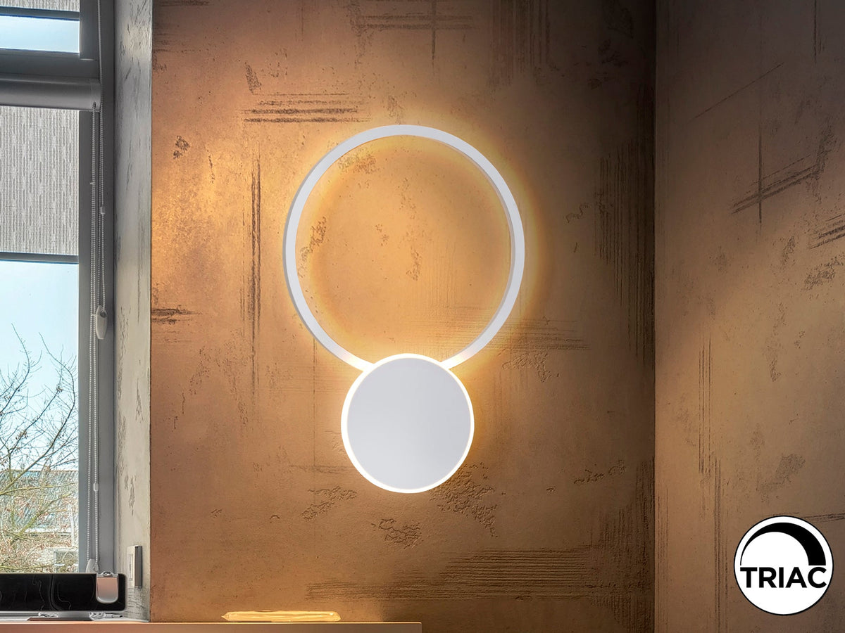 Стенен LED аплик Omnio в матово бяло