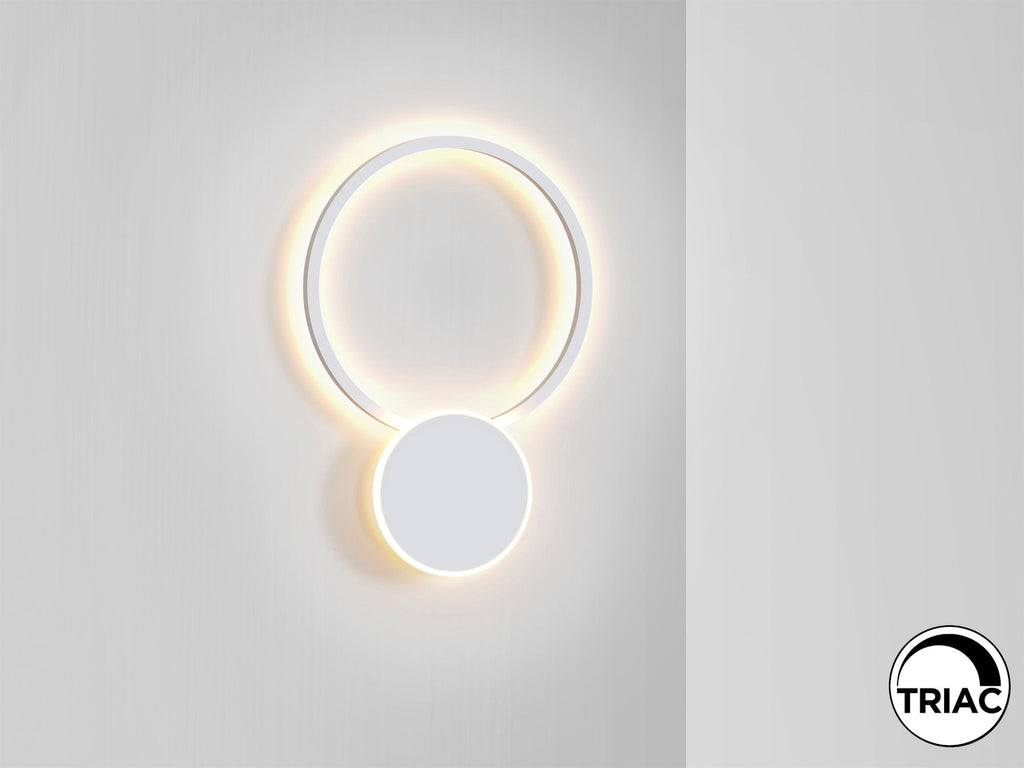 Стенен LED аплик Omnio в матово бяло – изглед 2