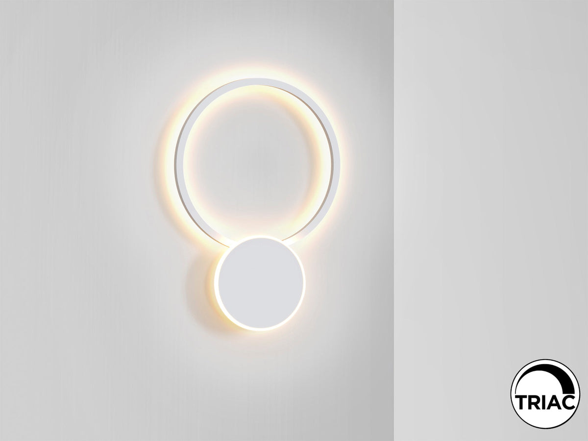 Стенен LED аплик Omnio в матово бяло – изглед 2