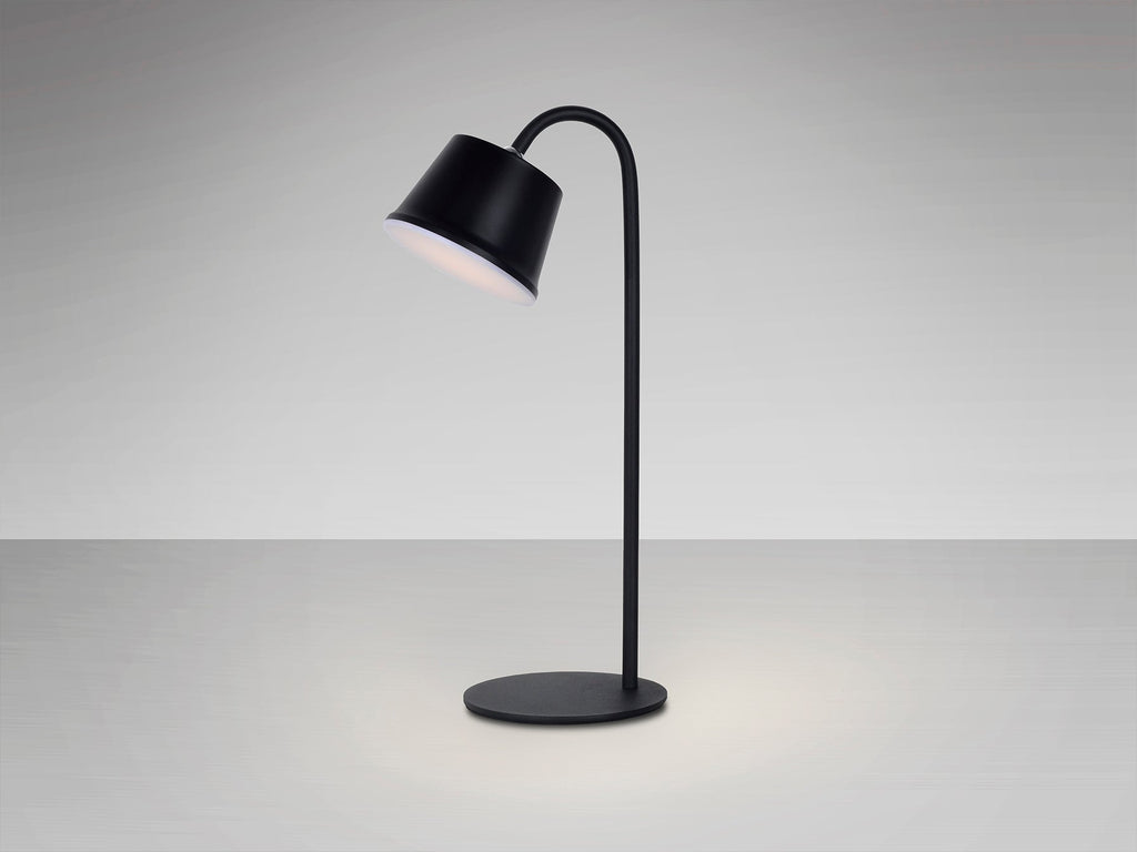 Преносима LED лампа Cuco в черно, IP54 – изглед 3