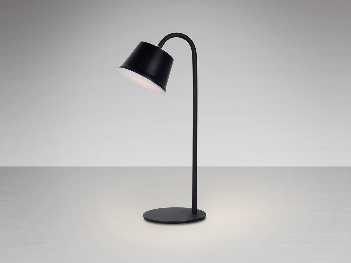 Преносима LED лампа Cuco в черно, IP54 – изглед 3