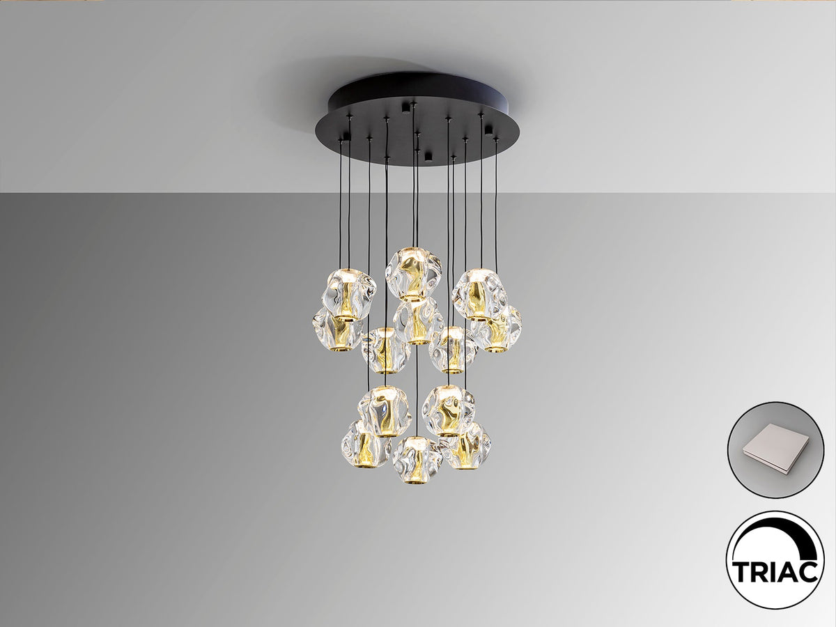 Висяща LED лампа Zaria 13L – детайлен изглед