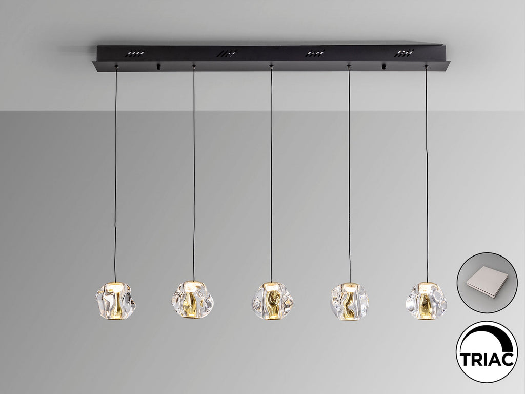 Висяща LED лампа Zaria 5L 1339 lm – детайлен изглед