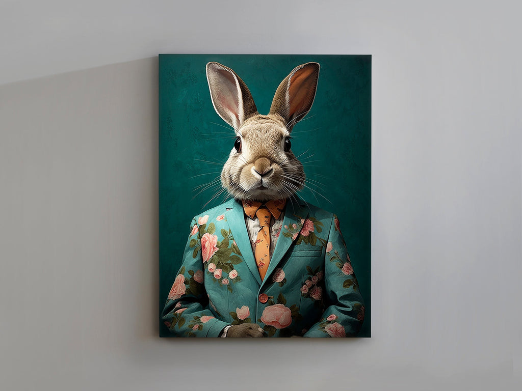 Картина Mr Rabbit с акрил върху подрамник – изглед 2