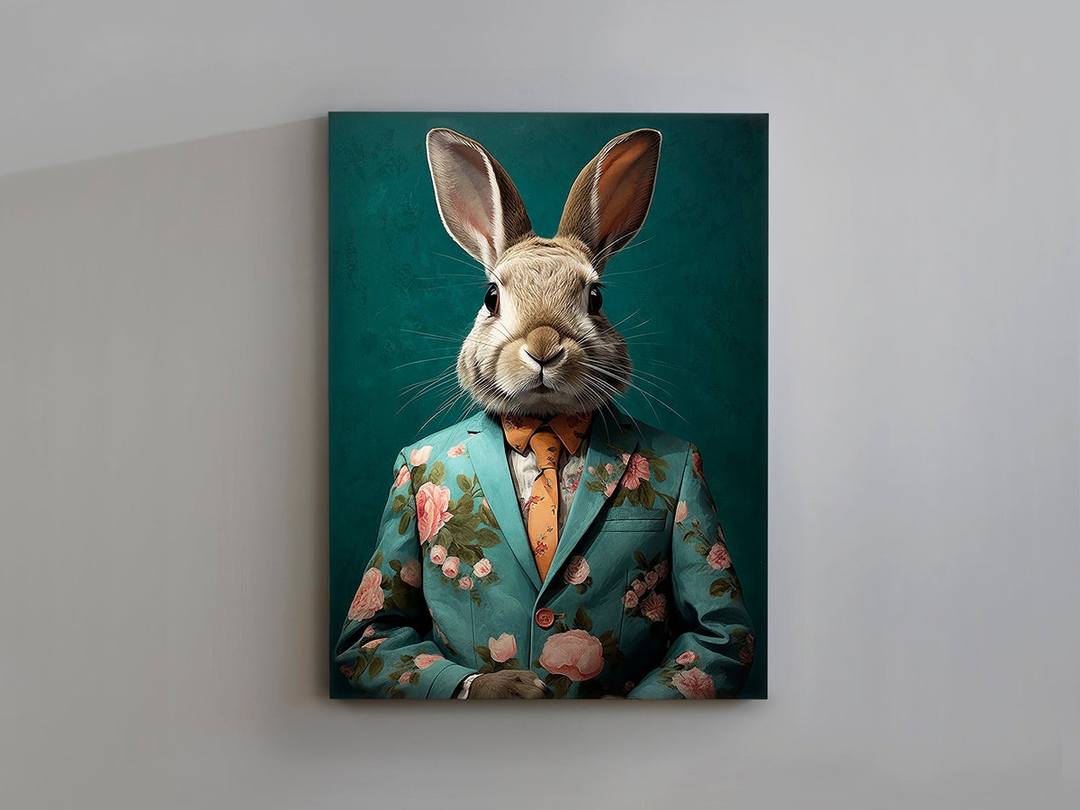 Картина Mr Rabbit с акрил върху подрамник – изглед 2