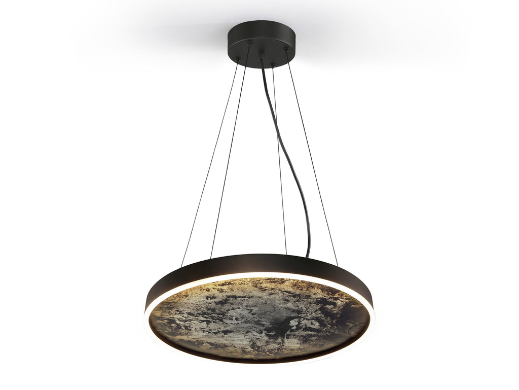Висяща LED лампа Stone с шистов дифузер – изглед 3