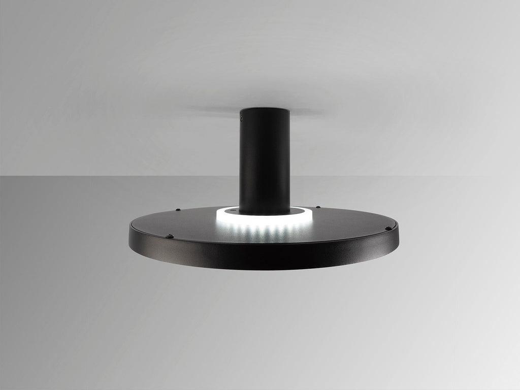 Стенна LED лампа Stone D30 от гипс в бяло – изглед 5