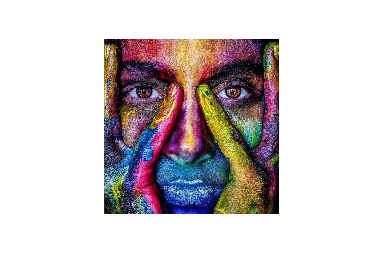 Картина Colores с фотопринт върху закалено стъкло – изглед 2